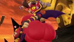 1girls 3d big_ass big_breasts brawl_stars demon demon_willow_(brawl_stars) dra111_(artist) dragon316 huge_ass looking_at_viewer red_skin source_filmmaker thick_thighs willow_(brawl_stars)