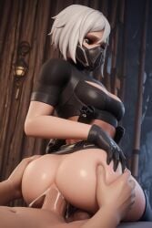 hush_(fortnite) fortnite 3d ai_generated shindhas medium_breasts mask masked_female anal_sex cum_in_ass cum_inside cum_dripping_out_of_ass big_penis big_testicles sitting_on_person sitting_on_penis outside outside_sex grabbing_from_behind grabbing_ass sex_from_behind medium_ass cleavage