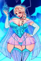 elsa (frozen) from frozen (film) by theartofmathew