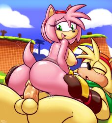 2026 absurd_res accessory amy_rose anthro anthro_on_anthro anthro_penetrated anthro_penetrating anthro_penetrating_anthro balls bark_the_polar_bear bear big_breasts black_eyes black_nose bodily_fluids breasts brown_clothing brown_gloves brown_handwear butt butt_grab clothing cowgirl_position duo eulipotyphlan felino female female_on_top female_penetrated from_front_position fur genital_fluids genitals gloves green_eyes green_scarf hair_accessory hairband hand_on_butt handwear hat headgear headwear hedgehog hi_res interspecies looking_back looking_down looking_pleasured looking_up male male/female male_on_bottom male_penetrating male_penetrating_female mammal mostly_nude motion_lines nipples on_bottom on_top one_eye_closed penetration penis pink_body pink_fur pink_nipples pink_vulva polar_bear pupils red_clothing red_hat red_headwear scarf sega sex smile sonic_(series) sonic_the_hedgehog_(series) tail tail_motion tailwag tan_body tan_fur tan_penis ursine vaginal vaginal_fluids vaginal_penetration vulva yellow_balls yellow_body yellow_fur