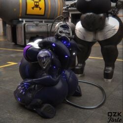 hose_in_butt hose_inflation inflation irona_(qzk_forte) mag_(warframe) qzk_forte saryn_(warframe) sequence warframe