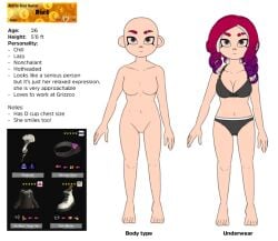 barbie_doll_anatomy casual clothing female no_genitals nonsexual nonsexual_nudity pale_skin reference_sheet riel_(octoling) splatoon starletheaven