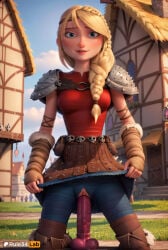 1girls ai_generated armor artist_name astrid_hofferson belt blonde blonde_female blonde_hair blonde_hair_female blue_eyes blush boots braid braided_hair braids breasts clitoris clothes_lift curvaceous curvaceous_body curves curvy curvy_body curvy_female curvy_figure day denim dildo dildo_in_pussy dildo_insertion dildo_riding dreamworks exposed_pussy exposed_vagina female female_masturbation female_only gloves grass hair_over_shoulder heroine hi_res hourglass_figure how_to_train_your_dragon how_to_train_your_dragon_2 kneeling kneeling_down kneeling_female kneeling_on_floor kneeling_on_ground kneeling_position lifted_by_self light-skinned_female light_skin lips long_hair looking_at_viewer makeup masturbation medium_breasts no_panties object_insertion on_knees outdoors pants parted_lips pauldron pauldrons public_indecency pussy pussy_juice red_clothes red_clothing red_shirt rule34lab sex_toy shoulder_armor single_braid skirt skirt_lift sky smile solo solo_female thigh_boots torn_clothes torn_pants uncensored vagina vaginal vaginal_insertion vaginal_masturbation vaginal_object_insertion vaginal_penetration vaginal_sex viking viking_female voluptuous voluptuous_female woman