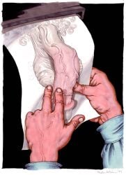 michael_kirwan original gay yaoi tagme traditional_art male male_only 1boy solo dated 1995