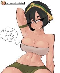 toph bei fong from avatar legends by teaofcolors