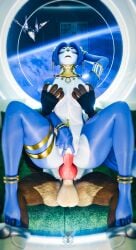 3d_(artwork) 9:16 animal_genitalia animal_penis ankle_band anthro arwing balls blender_(artwork) blender_cycles_(artwork) blue_body blue_fur blue_hair bodily_fluids breasts butt canid canine canine_genitalia canine_penis canis cum cum_in_vagina cum_inside digital_media_(artwork) duo ejaculation erection female fingering fingering_self fox fox_mccloud foxibiki fur gem genital_fluids genitals hair hand_on_breast hi_res jewelry knot krystal_(kadath) krystal_(star_fox) male male/female male_penetrating mammal masturbation nintendo nipples nude open_mouth penetration penile penis planet sex smile space spacecraft spaceship_interior star_fox tail teeth vehicle vulva white_body white_fur