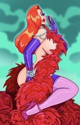 jessica rabbit from who framed roger rabbit by theartofmathew