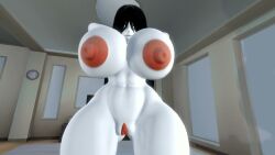 1girls 3d 3d_animation animated anus areolae big_breasts black_hair breasts completely_nude completely_nude_female female female_only front_view ironhawk kneeling long_hair naked naked_female nipples nude nude_female open_mouth pussy shaking_ass solo solo_female tagme the_ring video yamamura_sadako