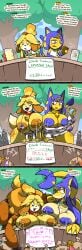 2girls animal_crossing ankha ass_expansion bell bells big_breasts blue_eyes blue_hair blue_nipples boob_on_boob boobs boobs_out bored_expression breast_expansion breast_squeeze breasts breasts_bigger_than_head breasts_out cat cat_ears cat_tail chabble collar cow_girl cow_print cow_tail cowbell dog dog_ears dog_girl expansion fluffy fluffy_tail full_body_expansion fuzzy green_eyes huge_breasts isabelle_(animal_crossing) lactating lactating_nipples lactation lactation_through_clothes lactation_without_expressing large_nipples lemonade lemonade_stand milk milk_carton modification money money_bag multi_arm off_screen_character phone selling_milk shark shark_girl shark_tail sharp_teeth smartphone spider spider_legs spider_taur tarantula transformation transformation_through_technology tree trees webbed_hands yellow_body yellow_fur yellow_hair