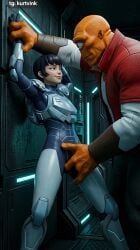 ai_generated allen_the_alien comics invincible simple_coloring superhero tech_jacket tech_jacket_(zoe_thompson)