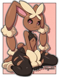 lopunny from pokemon by nyazuliart