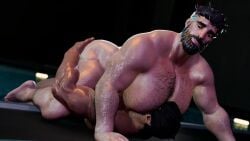 bara beard big_pecs daddy dilf fantastic_four gay lord_ace male male_only marvel marvel_rivals mr_fantastic mr_fantastic_(marvel_rivals) muscular muscular_male namor_mckenzie_(ch'ah_toh_almehen) namor_mckenzie_(sub-mariner) reed_richards reed_richards_(marvel_rivals)