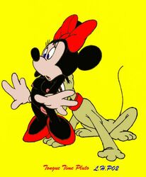 alternate_breast_size disney female minnie_mouse nipples pluto tagme