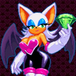 rouge the bat from sonic (series) by jelly blox