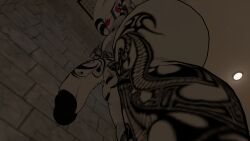 balls ballsack bottom_heavy dick down_view faggot femboy five_nights_at_freddy's fnaf gay horny male marie_(cally3d) marie_(cryptia) marionette_(fnaf) penis puppet_(fnaf) shower showering solo solo_male submissive submissive_male tattoo tattoos thick_ass thick_thighs vr vrchat white_body white_hair