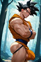 son goku from dragon ball z by zodoai