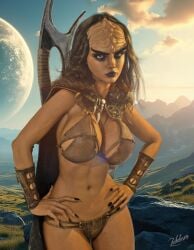 daughters of dgholkus from star trek by zulubean