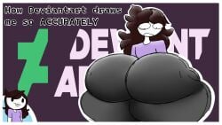 1girls actualbeef ass_bigger_than_body ass_bigger_than_head ass_body big_ass brown_hair english_text gigantic_ass huge_ass huge_thighs hyper hyper_ass hyper_butt jaiden jaiden_animations long_hair massive_ass public sketch thick_thighs yoga_pants youtube youtube_thumbnail youtuber