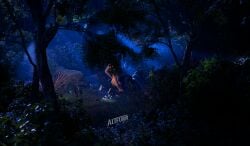 3d_(artwork) absurd_res altfurr anthro black_body black_fur black_hair bone canid canine digital_media_(artwork) female forest forest_background fur hair hi_res human humanoid mal0 male male/female malo mammal nature nature_background nude penetration plant scp-1471 scp-1471-a scp-1471-a_(da.nilkaz) scp_foundation sex skull skull_head thick_thighs tree