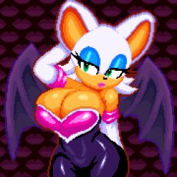 rouge the bat from sonic (series) by jelly blox