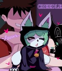 1boy 1girl animated animated_gif breasts bunny_ears bunny_girl creedle feet gif human_male interspecies interspecies_sex lagomorph league_of_legends monster_girl pussy rabbit_ears rabbit_girl rough_sex shortstack size_difference vex_(league_of_legends) yordle