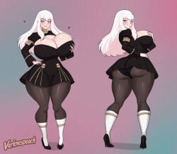 1girls big_ass big_breasts breasts curvaceous curvy curvy_figure digital_media_(artwork) female fire_emblem fire_emblem:_three_houses hips hourglass_figure huge_ass huge_breasts large_ass large_breasts legs light-skinned_female light_skin lysithea_von_ordelia mature mature_female nintendo slim_waist thick thick_hips thick_legs thick_thighs thighs varknes voluptuous waist wide_hips