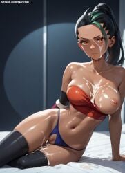 1girls 2d ai_generated areolae armpit bare_arms big_breasts black_hair brown-skinned_female brown_skin bukkake chest completely_naked completely_nude completely_nude_female cum cum_on_body cum_on_breasts curvy curvy_figure cute cute_face dark-skinned_female dark_skin detailed eyelashes eyeshadow female female_only fit fit_female focus hair high_quality large_breasts legs light-skinned_female light_skin lips lipstick looking_at_viewer makeup mascara naked nemona_(pokemon) nero100 nintendo nipples nude nude_female orange_eyes pale-skinned_female pale_skin perky_breasts pokemon pokemon_sv ponytail posing pussy round_breasts seductive seductive_look stable_diffusion tagme teen teenage_girl teenage_tits thighs thin_waist vagina