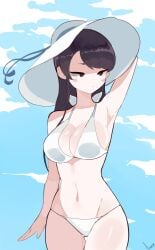 1girls 2d 2d_(artwork) 2d_artwork akisas99 almost_naked almost_nude arm_behind_head armpit armpit_crease armpit_peek armpits asian asian_female asian_girl bare_armpits bare_arms bare_belly bare_chest bare_hands bare_hips bare_legs bare_midriff bare_navel bare_shoulders bare_skin bare_thighs beach_hat belly belly_button big_boobs big_breasts bikini bikini_bottom bikini_only bikini_top black-eyed_female black-haired_female black_eyebrows black_eyes black_hair blank_expression blank_eyes blank_stare blue_sky blue_sky_background breasts busty busty_female busty_girl busty_teen busty_teenager cleavage clouds collarbone curvaceous curvaceous_body curvaceous_female curvaceous_figure curvaceous_hips curvaceous_teenager curvy curvy_body curvy_female curvy_figure curvy_hips curvy_teen dark_hair day daylight daytime digital digital_art digital_drawing digital_drawing_(artwork) digital_media digital_media_(artwork) drawing elbows emotionless exposed exposed_armpits exposed_arms exposed_belly exposed_chest exposed_hips exposed_legs exposed_midriff exposed_navel exposed_shoulders exposed_skin exposed_thighs eye-level_view female female_focus female_only fingers fit_female from_front front_view glistening_boobs glistening_breasts glistening_hair glistening_legs glistening_skin glistening_thighs glossy_breasts glossy_hair groin hairless_armpits halterneck hand_behind_head hat head_tilt hourglass_figure inframammary_fold inguinal_crease inguinal_ligament japanese japanese_female japanese_girl knees_out_of_frame komi-san_wa_komyushou_desu komi_shouko large_boobs large_breasts lean_figure linea_alba long_hair midriff mostly_nude naked naked_female naked_woman narrow_waist navel nearly_nude neutral_expression nude nude_female nudity outdoor outdoor_background outdoor_nudity outdoors outside outside_nudity parted_bangs portrait posing posing_for_the_viewer posing_naked posing_nude practically_nude presenting_armpit shaved_armpits shiny_breasts shiny_hair shiny_legs shiny_skin shiny_thighs shoulders sky sky_background slender_body slender_waist slim_female slim_waist solo standing stomach string_bikini sun sunlight sunny swimsuit swimwear teen_girl teenage_female teenage_girl teenage_tits teenager thigh_gap thighs tilted_head top_view upper_body voluptuous white_bikini white_bikini_bottom white_bikini_top white_swimsuit white_swimwear wide_hips young_female young_woman