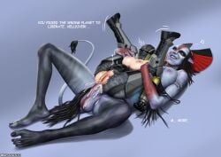 1futa 1girls 2026 alien alien_futa anal anal_penetration anal_sex areolae avatar avatar:_fire_and_ash balls big_breasts black_hair breasts commission crossover cum cum_in_ass cum_inside dialogue dickgirl dickgirl/female english_text female futa_on_female futanari helldiver_(helldivers) helldivers helldivers_2 helmet hi_res human intersex intersex/female legs_over_head long_hair lying lying_on_back lying_on_person na'vi nipples penetration penis pointy_ears pussy sex simple_background size_difference smaller_female stomach_bulge tail tail_tuft taller_futa teeth_clenched thick_thighs torn_clothes varang very_long_hair yam_art yellow_eyes