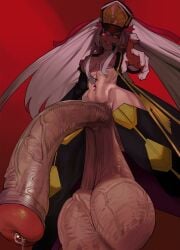 1futa altair_(re:creators) balls big_penis dick dickgirl futa_only futanari hat huge_cock huge_penis large_penis light-skinned_futa light_skin long_penis massive_penis penis penis_focus re:creators tagme zyldark