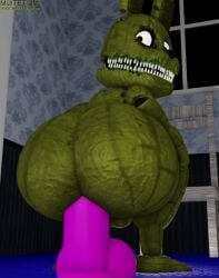 1boy 3d 3d_animation animated animatronic ass balls big_ass dildo five_nights_at_freddy's huge_ass male muitetul no_sound penetrable_sex_toy penetration plushtrap_(fnaf) robot shortstack solo tagme video