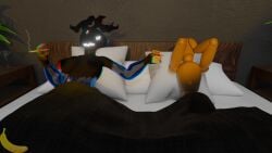 1girls 1male 3d 3d_(artwork) 5_fingers after_sex angry angry_face anthro anthro_only appartment areola areolae artist_logo artist_name ball_joints bed bedroom belly big_breasts big_thighs blanket blender bone bones boobs boobs_out bottom_heavy cigarette cigarette_in_hand cigarette_smoke curvy curvy_body curvy_female curvy_figure digital_art digital_media digital_media_(artwork) female female_anthro furry furry_female furry_male furry_only glitch glitching glowing_eyes glowing_teeth gold_(metal) gold_jewelry high_resolution highres horror horror_(theme) lay_the_anomaly light looking_at_viewer male mannequin morning morning_after muffintop20 multi_eye multicolored_body nipples pillow plant reaching_towards_viewer regret shade smile smiling sunlight symbol-shaped_pupils tail thick_thighs thighs translucent translucent_body