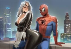1boy 1boy1girl 1girls ai_generated big_ass big_breasts big_thighs black_cat_(marvel) breasts couple couple_(romantic) couple_love couples curvaceous curvy curvy_figure digital_media_(artwork) felicia_hardy female grinding grinding_on_penis grinding_through_clothes hips horny horny_female huge_ass huge_breasts huge_thighs large_ass large_breasts large_thighs legs light-skinned_female light-skinned_male light_skin marvel marvel_comics mature mature_female peter_parker phophopho slim_waist spider-man spider-man_(series) straight teasing thick thick_hips thick_legs thick_thighs thighs voluptuous waist white_hair wide_hips wide_thighs