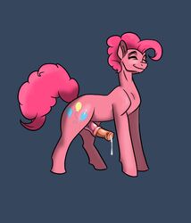 alorix animal_genitalia bubble_berry_(mlp) equine feral friendship_is_magic genderswap_(ftm) horse male male_only mammal my_little_pony penis pinkie_pie_(mlp) precum rule_63 simple_background solo tagme