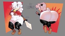 lanolin the sheep from cult of the lamb by justelm25