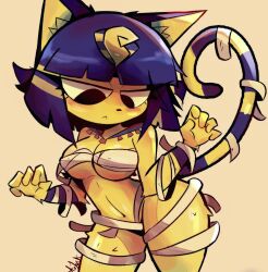 ankha from animal crossing by azjack