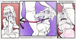 1boy 1girls 2d all_the_way_to_the_base arms_behind_back balls_deep bdsm big_cock big_dick big_penis blowjob bondage booty_shorts breasts cheek_piercing clothed clothed_sex clothing collar comic crop_top cum cum_down_throat cum_in_mouth cum_in_stomach cum_in_throat cum_inflation cum_inside cumflated_belly cumflation deep_blowjob deepthroat dialogue dominant dominant_male domination ear_piercing earrings english_language english_text excessive_cum face_fucking fellatio female female_human foreskin foreskin_play free_use glasses gokkun gym_shorts huge_cock huge_dick huge_penis human human_female human_male imminent_blowjob imminent_deepthroat imminent_fellatio imminent_irrumatio imminent_oral imminent_sex inflation irrumatio kneeling large_cock large_dick large_penis leash licking licking_cum licking_penis licking_tip lipstick lipstick_mark lipstick_marks lipstick_on_balls lipstick_on_penis lipstick_ring lipstick_smear male male_human messy messy_hair monochrome mouth_full_of_cum nail_polish nipple_bulge on_knees oral oral_creampie oral_cumflation oral_only oral_penetration oral_sex original penis piercing precum prostitution punk punk_girl punk_hair pushing_head ruined_makeup running_mascara runny_makeup sex sex_slave shaved_side short_hair slave sloppy sloppy_blowjob sparrow_(artist) stomach_bulge stomach_filled_of_cum stomach_inflation submission submissive submissive_female tagme tears text throat_bulge throat_fuck throat_swabbing tongue tongue_in_foreskin x-ray