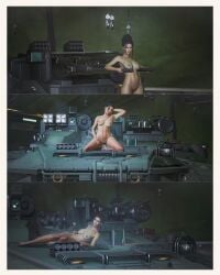 1girls 3d aspryx24 completely_nude completely_nude_female cyberpunk_2077 female female_only nude nude_female panam_palmer pinup sequence solo