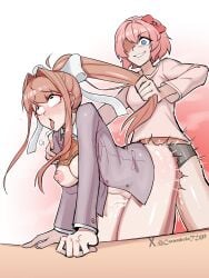 monika (doki doki literature club) from doki doki literature club by carambolatup