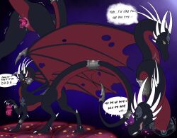 accessory activision anus arm_markings armlet ass black_body black_scales blade bodily_fluids butt_focus claws close-up corrupt_cynder crystal cynder dialogue digitigrade dragon english_text european_mythology female female_feral feral furgonomics genital_fluids genitals green_eyes hi_res horn humanoid_genitalia humanoid_vulva improvised_sex_toy inviting jewelry licking licking_lips long_neck long_tail looking_at_viewer looking_back looking_back_at_viewer markings masturbation membrane_(anatomy) membranous_wings multi_horn mythological_creature mythological_scalie mythology nyxius penetration presenting presenting_anus presenting_hindquarters presenting_vulva quadruped raised_tail rear_view red_anus red_vulva ring scales scalie sex_toy sex_toy_in_vagina sex_toy_insertion shoulder_markings simple_background slit_penetration slit_play solo speech_bubble spread_legs spreading spyro_the_dragon tail tail_accessory tail_blade tail_jewelry tail_ring tapering_tail text tongue tongue_out vaginal_masturbation vaginal_penetration vulva weapon_tail western_dragon wing_blade wings