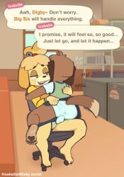 digby (animal crossing) from animal crossing by freakette