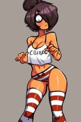 1female 1girls 2026 aged_up bags_under_eyes bare_shoulders belly belly_button big_ass big_breasts big_butt black_hair blush braless cleavage collaboration color color_edit colored colored_sketch cringe dark-skinned_female dark_skin edit edited edited_art embarrassed embarrassed_female eye_bags eyebrows_visible_through_hair fcyrah female female_focus female_only hair_bun hair_over_one_eye looking_at_self looking_down looking_down_at_self loose_clothes loose_shirt maya_schoppenboer midriff no_bra one_eye_covered one_eye_obstructed ongezellig pajamas panties partially_clothed petite petite_body petite_female shirt sketch sleeveless sleeveless_shirt solo solo_female solo_focus southeast_asian standing striped striped_legwear striped_panties stripes tan tan-skinned_female tan_body tan_skin tank_top tanned tanned_skin teelokay_(artist) thick thick_ass thick_butt thick_hips thick_legs thick_thighs thigh_socks thighhighs thighs third-party_edit underwear underwear_only wide_hips wide_thighs