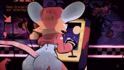 16:9 2026 animated anthro ass balls bodily_fluids bottomless bottomless_anthro bouncing_butt clothed clothing cum cum_in_vagina cum_inside cum_while_penetrated duo female furry genital_fluids genitals hi_res male male/female mammal murid murine penetration penis pens rat rattricia_(seggscellent) rodent short_playtime skashi95 sound tagme vaginal_penetration video widescreen
