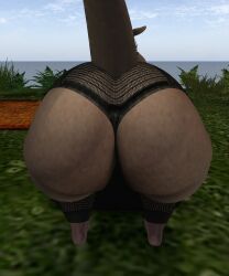 big_ass big_breasts breasts bubble_butt cleavage female ferialexonar furry huge_ass huge_breasts hyper_ass hyper_breasts second_life tagme thick_thighs
