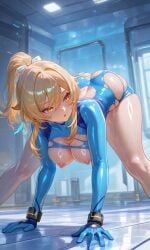 lumine (genshin impact) from genshin impact by slombert