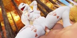 3d 3d_animation animated anthro anthro_penetrated areola athletic_female breasts clothed clothing crusch_lulu deliciousva furromantic furromantic_(modeller) human human_penetrating light-skinned_male lizard lizardman overlord_(maruyama) pov scalie sound tagme vaginal_penetration video