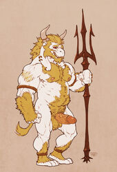 1boy 2015 anthro artist_name asgore_dreemurr ball_tuft balls ballsack beard beefy biceps black_sclera blonde_hair body_fur body_hair caprine ear_piercing erection facial_hair foreskin foreskin_folds forge_(artist) full-length_portrait full_length furry_balls goat horns humanoid_penis intact long_hair_male male male_nipples male_only male_pubic_hair mammal masculine melee_weapon musclegut muscles muscular_male nude_male pecs penis piercing polearm portrait pubes red_eyes retracted_foreskin scrotum solo standing tail tail_tuft testicles thewielder trident uncut undertale veiny_penis video_games weapon white_fur