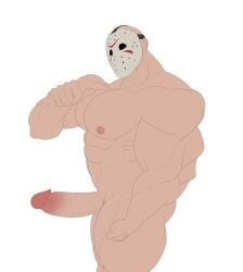 balls bara big_penis boner charcoalwaffle26 cwaffle erection friday_the_13th hockey_mask jason_voorhees male male_only mask muscles muscular nude penis solo solo_male