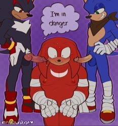 knuckles the echidna from sega by meowwabae