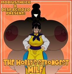 big_breasts chichi chichi_(majin_buu_saga) comic dragon_ball dragon_ball_super dragon_ball_z female female_only huge_breasts imminent_vore milf mobiustheice saliva_drip salivating wide_hips